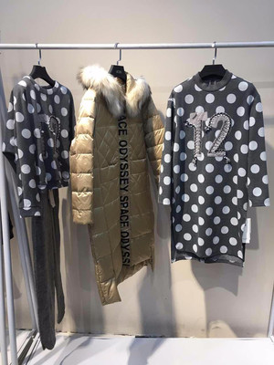杭州新中洲女裝城品牌折扣店 黑品牌羽絨服與韋珂冬短袖高清細(xì)節(jié)全解析
